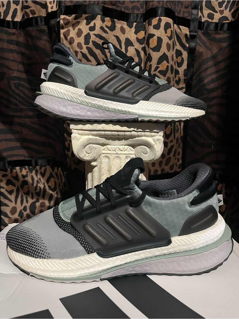 Adidas X_PLRBOOST Grn/Blk Sz 10m Good Cond